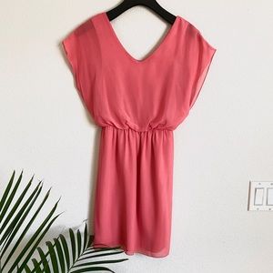 Coral Lightweight Dress